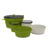 AXSET31OL S2S X-Set: 31 5pc (X-Pot 2.8L, 2 X-Bowls, 2 X-Mugs) Olive Pot, Olive Bowl & Mug, Sand Bowl & Mug