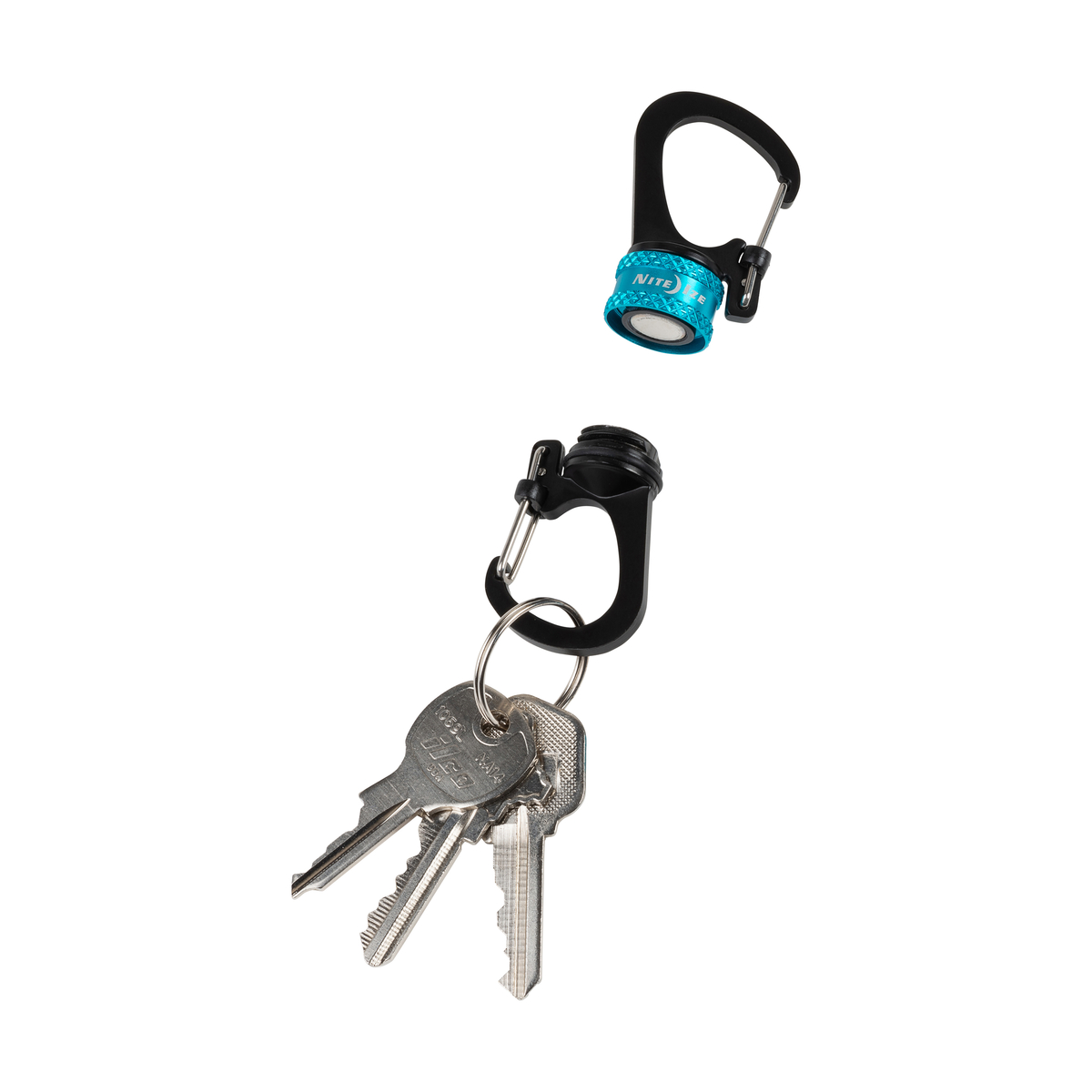 SLIDELOCK® 360° MAGNETIC LOCKING DUAL CARABINER
