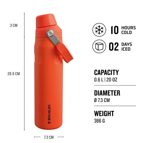 10-12515-003 The Aerolight™ IceFlow™ Water Bottle Fast Flow 0.6L / 20oz Tigerlilly