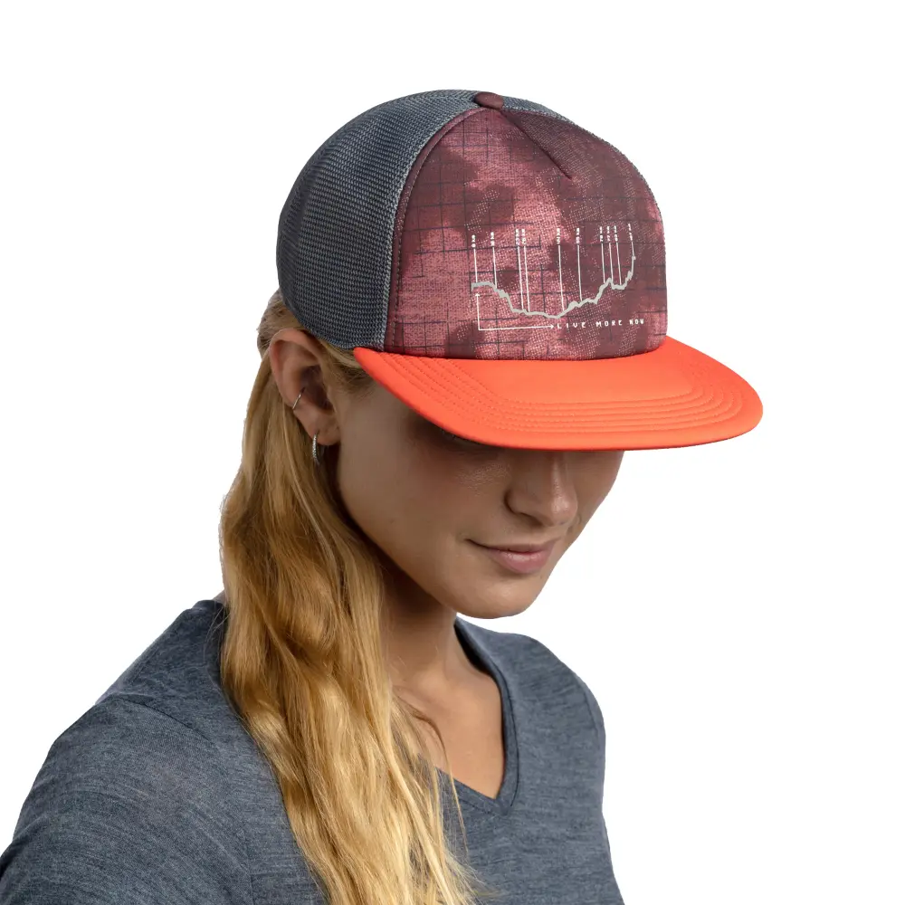 BF1335622093 Buff Explore Trucker Cap Bonsy Terracotta