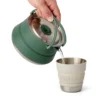 SS01250 S2S Detour Stainless Steel Collapsible Kettle 1.6L Laurel Wreath Green