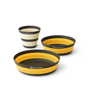 SS02150 S2S Frontier UL Collapsible Dinnerware Set [3 Piece] M and L Bowl w/ Cup Multi