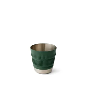 SS02204 S2S Detour Stainless Steel Collapsible Mug Laurel Wreath Green