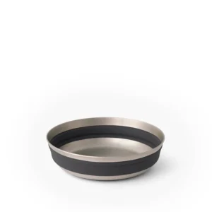 SS02220 S2S Detour Stainless Steel Collapsible Bowl L Beluga Black