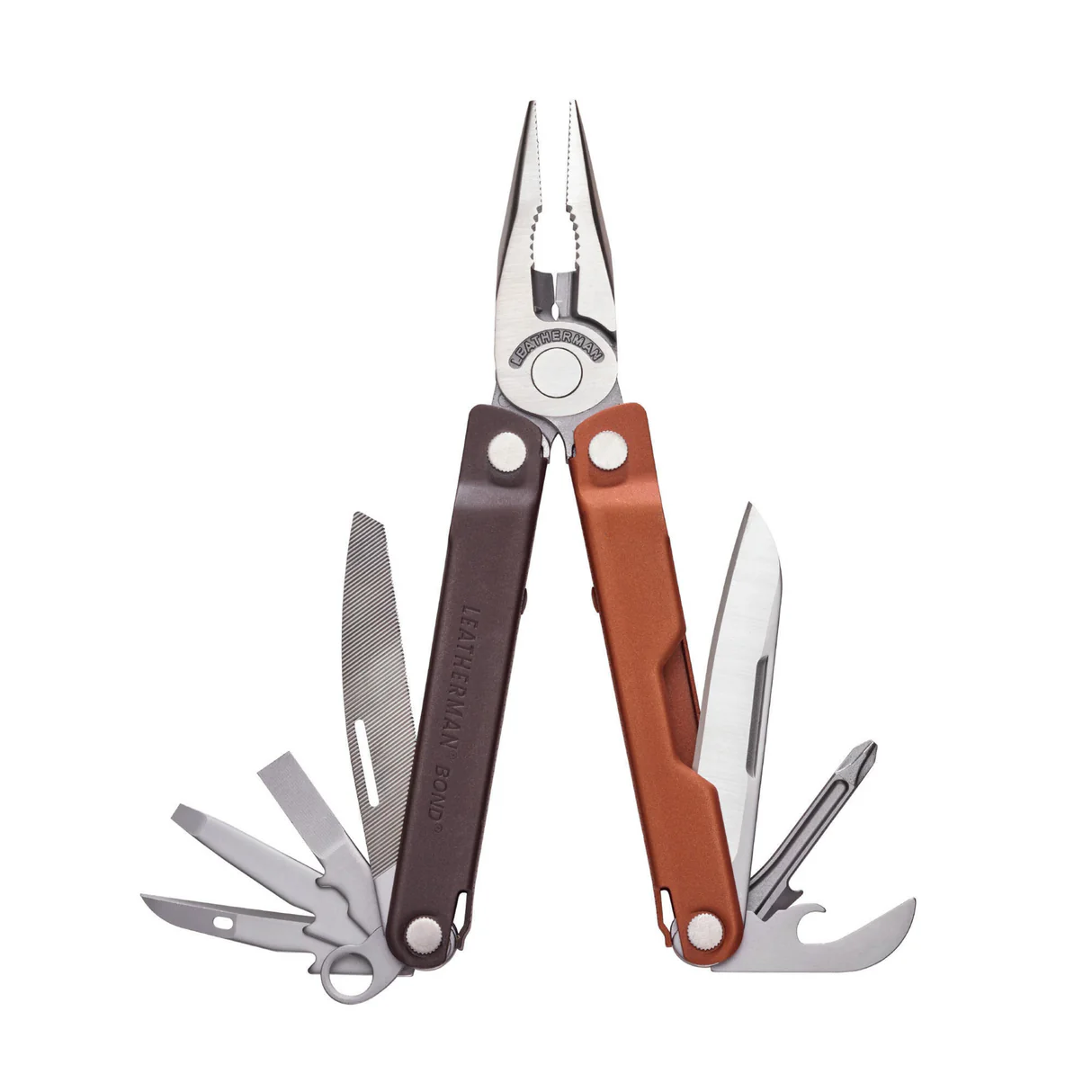833307  Leatherman Bond Burnt Sienna Box - Nylon Sheath