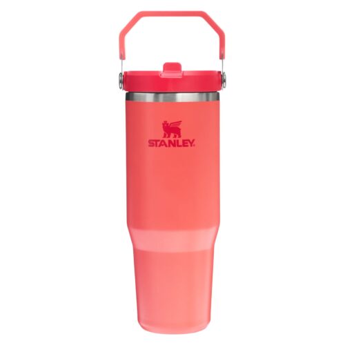 10-12043-076 Stanley Ice Flow GO 890ml/30oz Flip Straw Wtr Btl Hot Coral