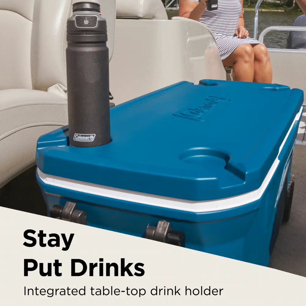 Coleman 62Qt / 58,6L Xtreme™ Wheeled Icebox Cooler - Image 6