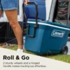 Coleman 62Qt / 58,6L Xtreme™ Wheeled Icebox Cooler - Thumbnail Image 4